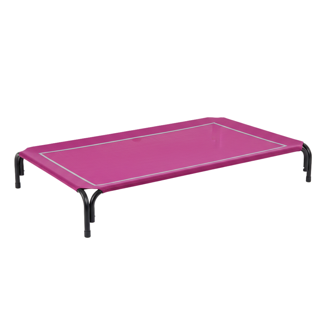 Raised Dog Cot Bed With Breathable Mesh And Skid Resistant Feet