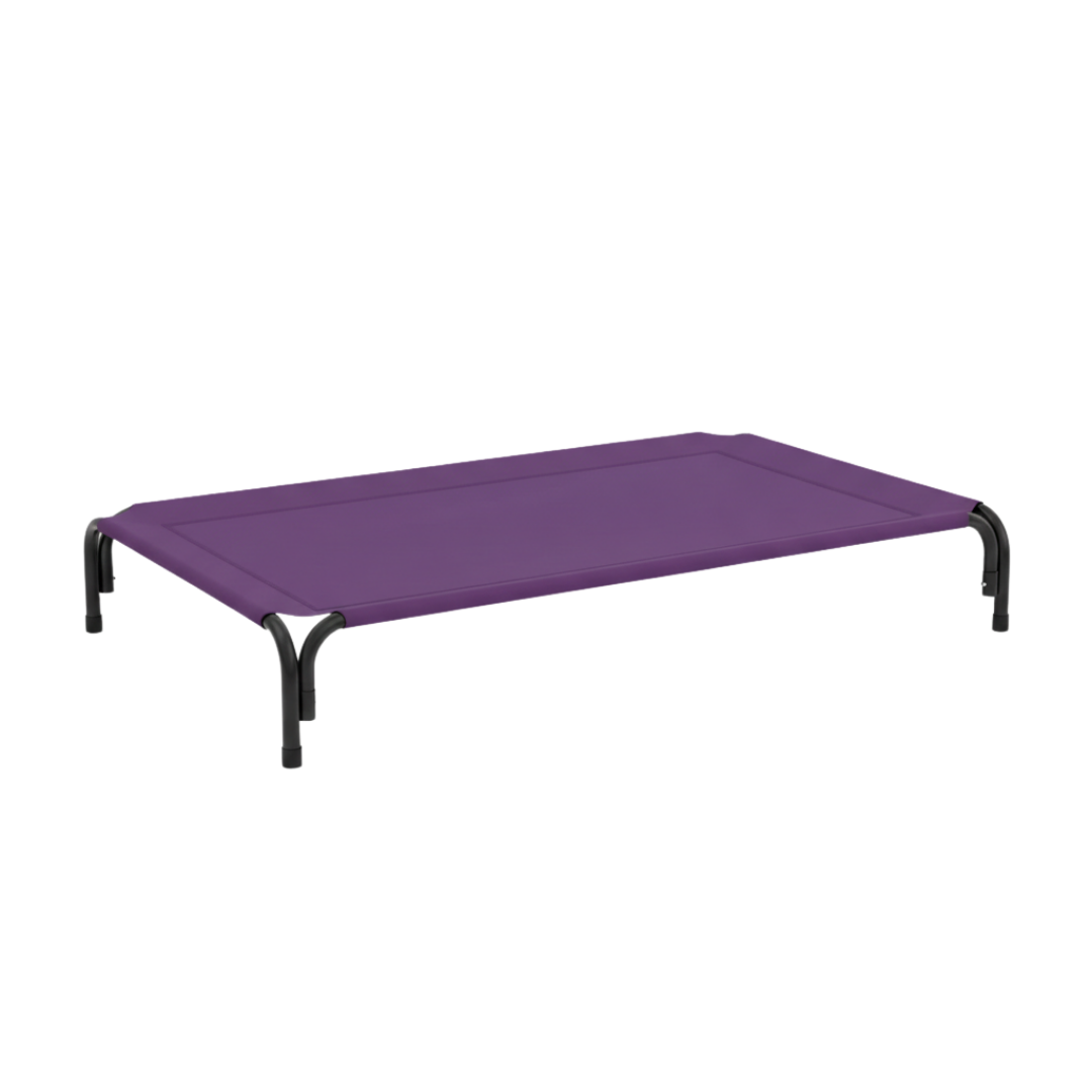 Raised Dog Cot Bed With Breathable Mesh And Skid Resistant Feet