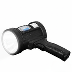 Rechargeable 90000 Lumen LED Spotlight with Solar Power and Floodlight