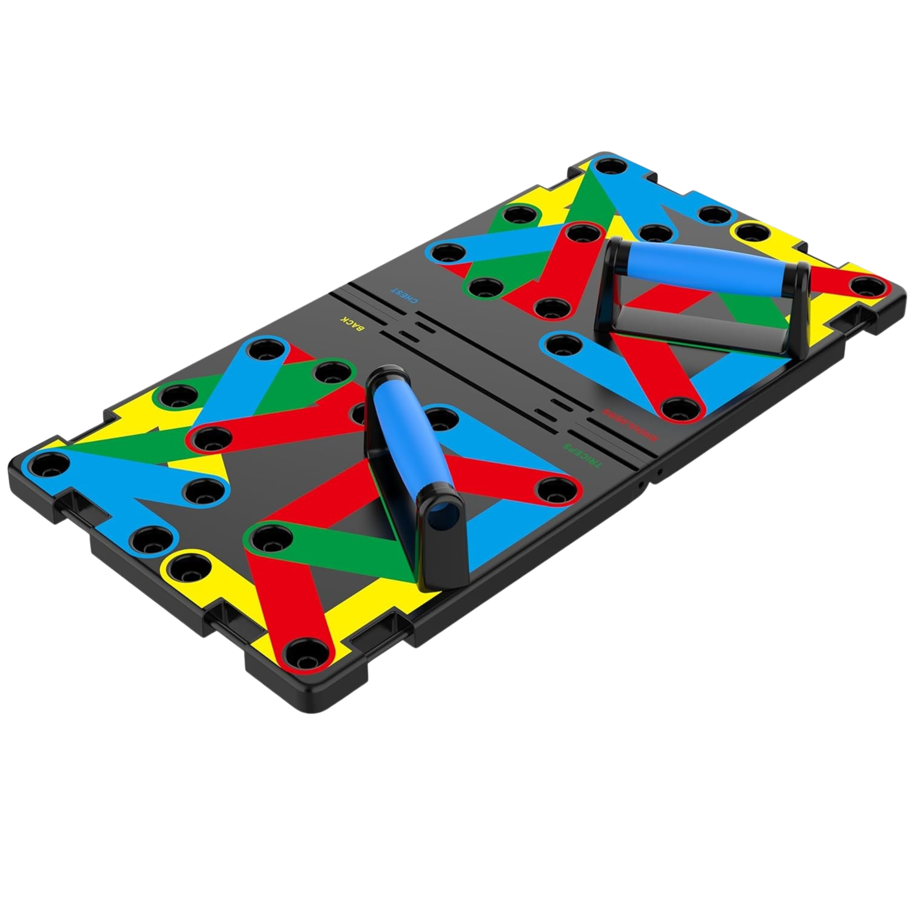 Solid Push Up Color-Coded Board Multi-Angle Home Training System