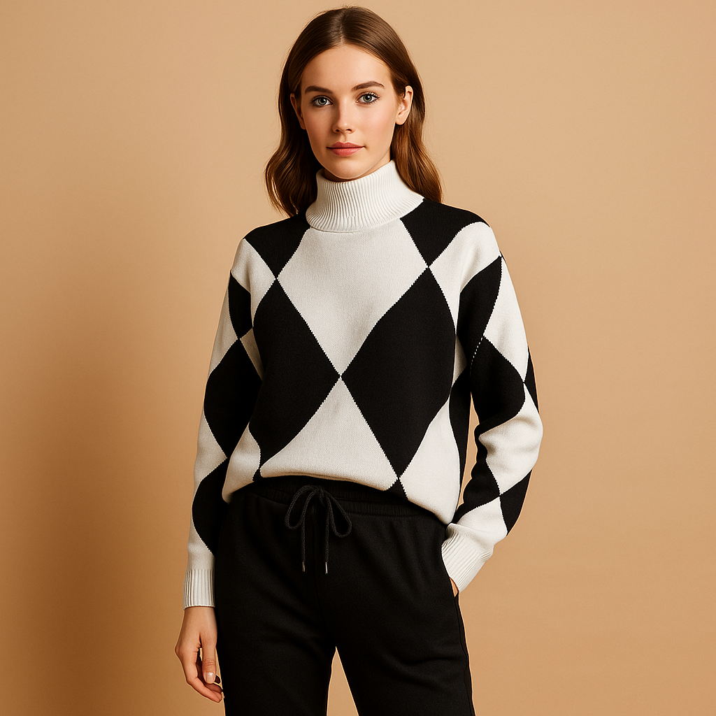 Two-piece loungewear set for women with sweatshirt and joggers, perfect for cozy days at home or relaxed casual outings.