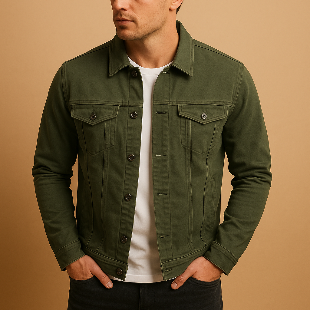 Men’s tailored classic long sleeve shirt made from breathable cotton, featuring a button-down design, perfect for formal or casual occasions.