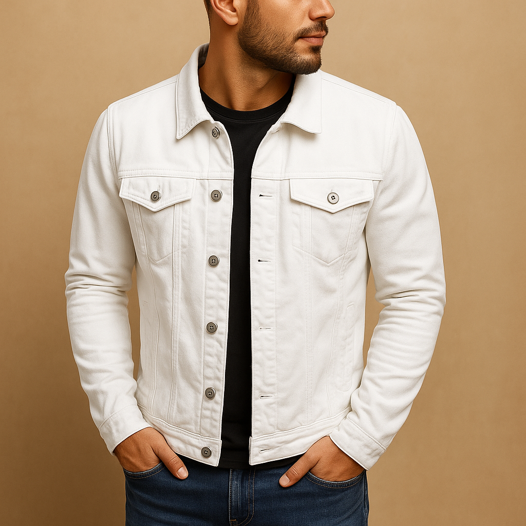Men’s tailored classic long sleeve shirt made from breathable cotton, featuring a button-down design, perfect for formal or casual occasions.
