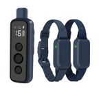 Two Dog Training Collar Set with One Dual Channel Remote Control