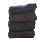 Women’s Wool Thermal Crew Socks 4-Pack Knit Breathable Design