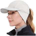 Women's Fleece Ponytail Hat with Ear Warmer and Reflective Trim
